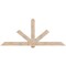 Ekena Millwork Kennewick Smooth Timber Gable Bracket, Douglas Fir, 96"W x 40"H x 3 1/2"D x 5 1/2"F, 10/12 Pitch GBW096X40X0406KEN00SDF - alternate 1